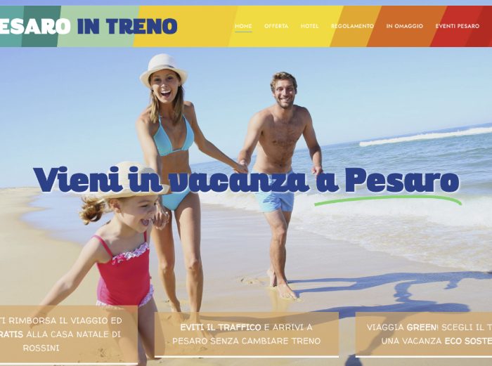In vacanza a Pesaro in treno: ti rimborsiamo il viaggio